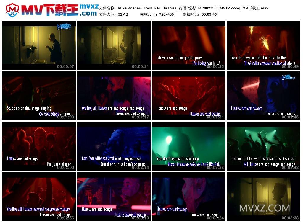 Mike Posner-I Took A Pill In Ibiza_英语_流行_MC802355
